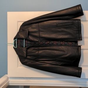 Tommy Hilfiger men's genuine leather jacket